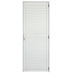 Porta palheta alumínio branco sem ventilação ecosul esquadrisul
