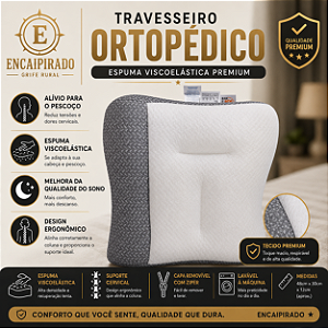 Travesseiro Confortável Para Dormir Ultra Macio Soft Touch