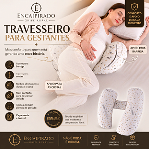 Travesseiro para gestante almofada de grávida regulável