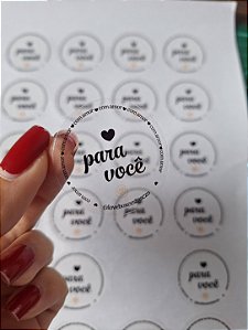 Adesivo Vinil Transparente | Cartela Personalizada