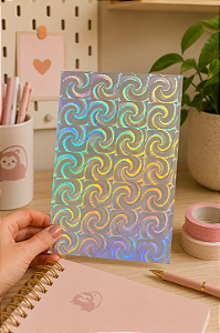 Adesivo Holográfico Cartela Personalizada