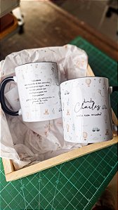 Caneca Alça Preta | Personalizada