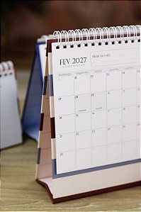 Calendário de Mesa Neutro 2027