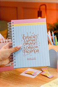 Caderno Educação | Capa personalizada com nome