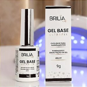 GEL BRILIA NAILS BASE ULTRAFIX CLEAR - FRASCO 9g