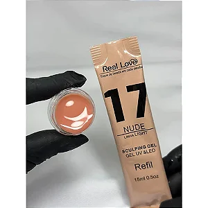 GEL REAL LOVE LIGHT NUDE 17 - SACHE 15ml