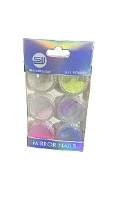 GLITTER PO ASA BORBOLETA SHOYYI CORES c/ 6