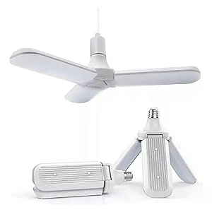 LAMPADA PETALA FAN BLADE LED BULD 3 FOLHAS 45W