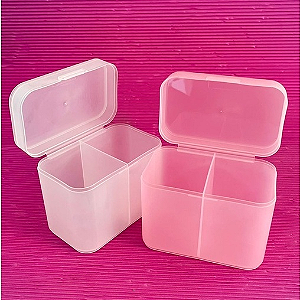 ORGANIZADOR PORTA ALGODAO PRENSADO 2 DIVISORIA D&Z - ROSA