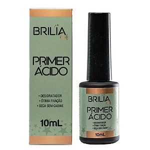 PRIMER ADESIVADOR ACIDO BRILIA NAILS - FRASCO 10ml