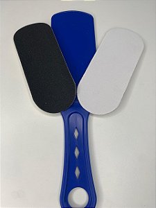 SUPORTE P/ LIXA PEDICURE PLASTICO RETO C/ 4 REFIL VILTY