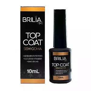 TOP COAT BRILIA NAILS CLEAR - FRASCO 9g