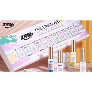 ESMALTE EM GEL LINER ZEM PONTA FINA 10 ml