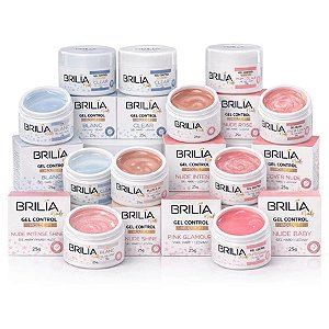 GEL BRILIA NAILS CONTROL - POTE 25g