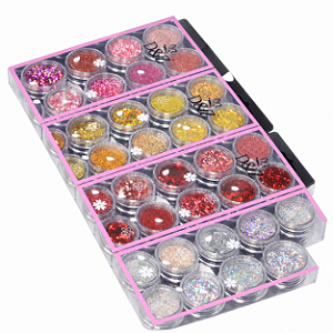 GLITTER PARA UNHAS D&Z 10un