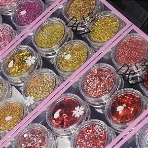 GLITTER PARA UNHAS D&Z 10un