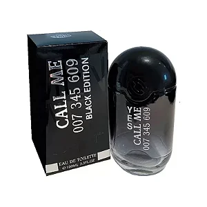Real Time Call Me Black Edition Eau de Toilette Masculino