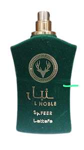 Lattafa Al Noble Safeer Eau de Parfum Compartilhável (SEM CAIXA, SEM TAMPA E VAZADO)