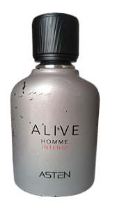 Asten Alive Homme Intense Eau de Parfum Masculino (Sem caixa e frasco riscado)