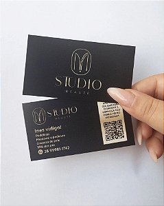 Cartão Black 9x5,5