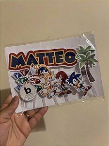 Kit Topper até 11 personagens