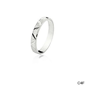 ALIANÇA C4F PRATA