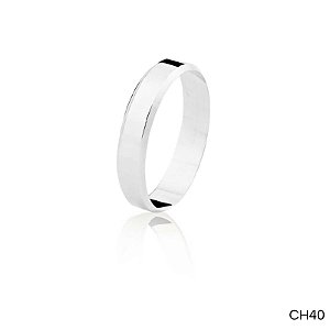 ALIANÇA CH40 PRATA