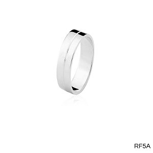 ALIANÇA RF5A PRATA