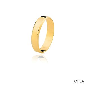 ALIANÇA CH5A 18K