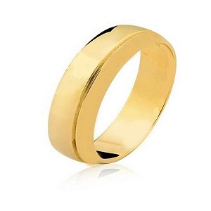 ALIANÇA M7A16 SEM PEDRA 18K