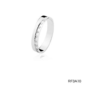 ALIANÇA RF3A10 PRATA