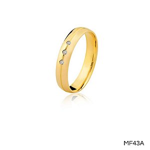 ALIANÇA MF43A 18K
