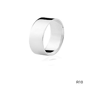 ALIANÇA R10 PRATA