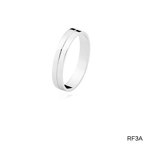 ALIANÇA RF3A PRATA