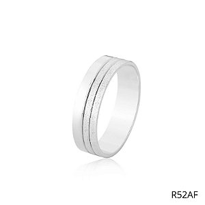 ALIANÇA R52AF PRATA