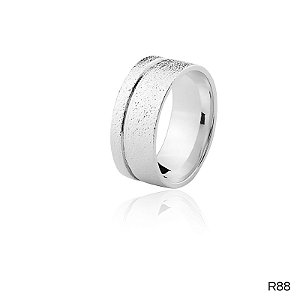 ALIANÇA R88 PRATA