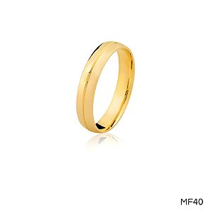 ALIANÇA MF43 SEM PEDRA 18K