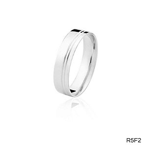 ALIANÇA R5F2 PRATA
