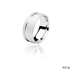 ALIANÇA R714 PRATA