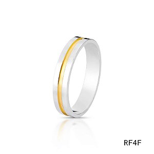 ALIANÇA RF4F PRATA