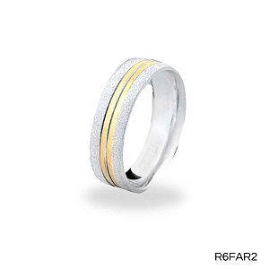 ALIANÇA R6FAR2  PRATA