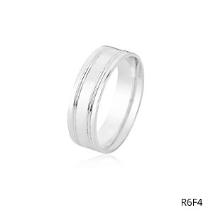 ALIANÇA R6F4A PRATA