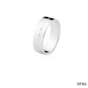 ALIANÇA RF6A PRATA