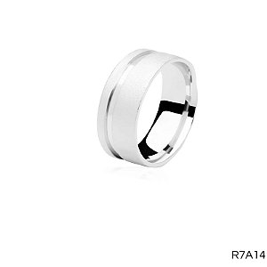ALIANÇA R7A14 PRATA