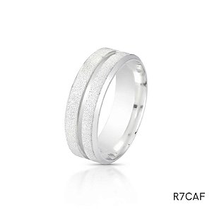 ALIANÇA R7CAF PRATA SEM CORAÇAO