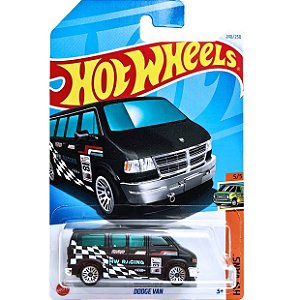 Hot Wheels Dodge Van HTB95  Preto Original Mattel