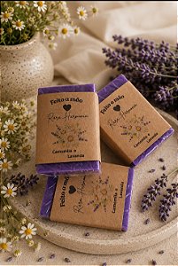 Sabonete Artesanal Rara Harmonia Camomila Lavanda