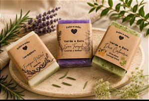 Kit Sabonetes Serenidade Natural Verde&Raro