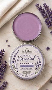 Lipbalm Essencial Lavanda 20g Verde&Raro