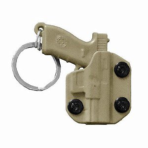 Kit 5 Chaveiros Holster Bélica - Coyote